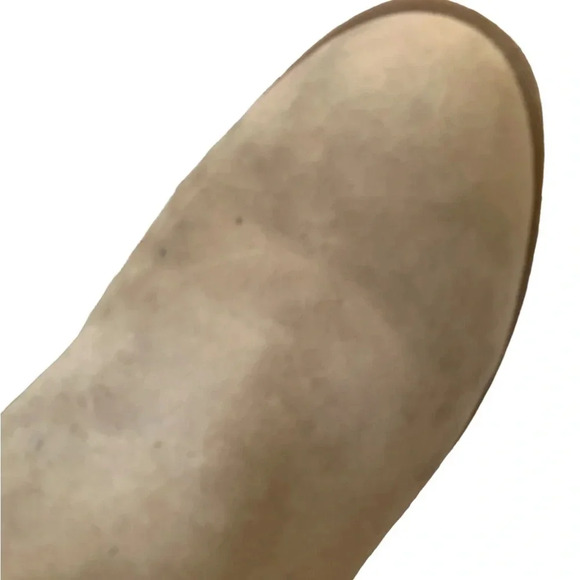 Torrid Women's Size 9W Tan Beige V-Cut Ankle Boots Faux Suede with Zippers - Picture 7 of 10